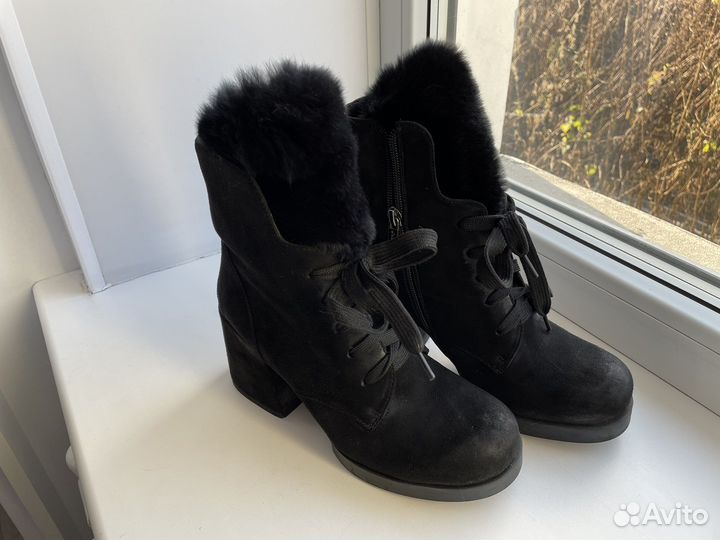 Ботильоны зимние