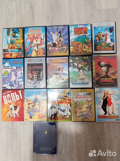 DVD диски с мультиками