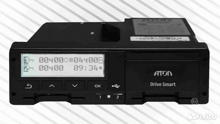 Новый тахограф Атол Драйв.С установкой