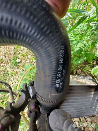 Патрубка интеркулера на Volkswagen Passat B5