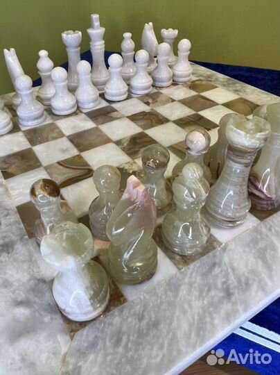 Шахматы из оникса, доска 30*30