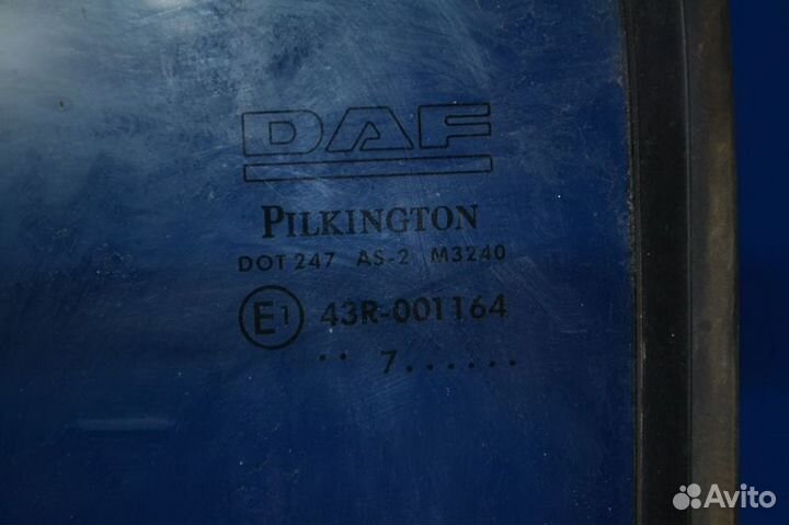 Стекло двери, малое, левое DAF XF105 (01.05)