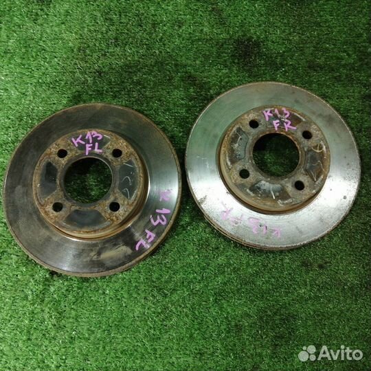 Диски тормозные передние Nissan March K13 HR12DE