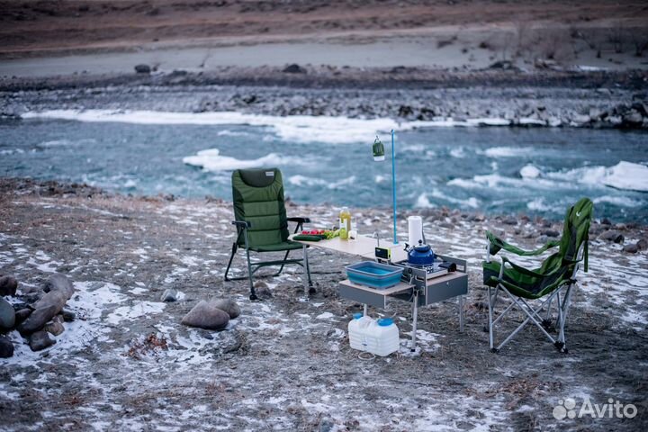 Автомобильный спальник - органайзер с кухней