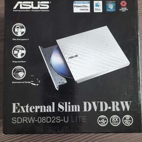 Привод внеш. DVD+RW asus