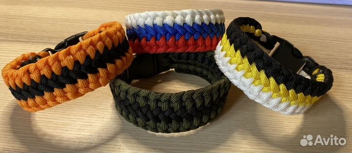 Браслет паракорд плетёный. Унисекс