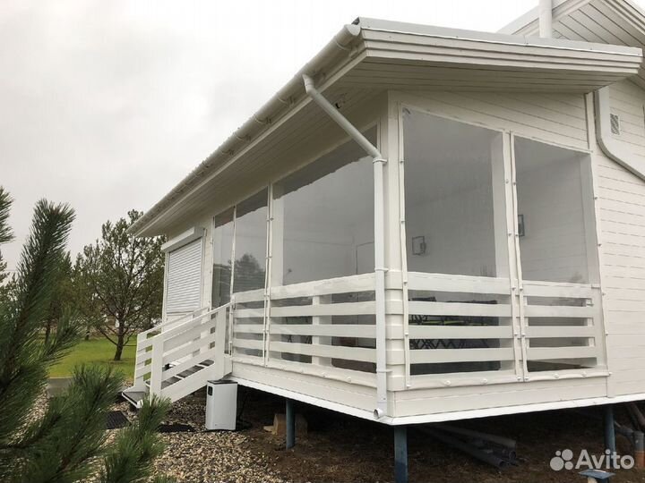 Мягкие окна для беседки