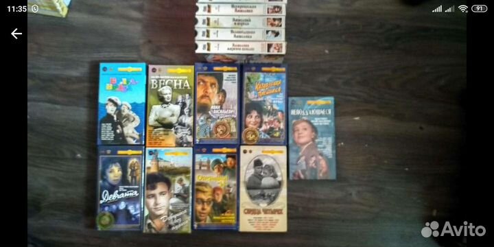 VHS коллекции(лицензия)любимых фильмов+DVD