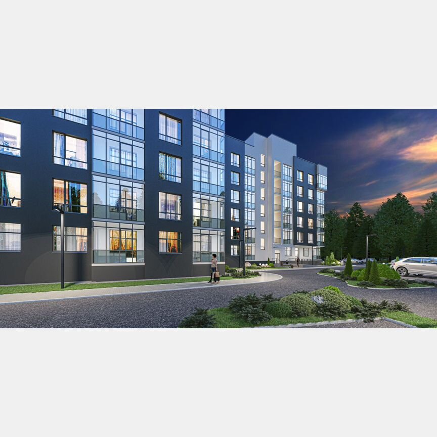2-к. квартира, 44,8 м², 6/6 эт.
