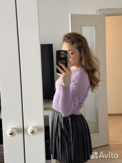 Водолазка женская сиреневая 42