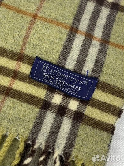 Винтажный кашемировый шарф Burberrys