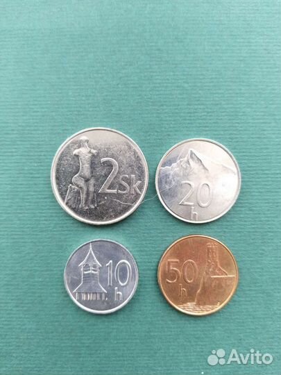 Монеты Словакии