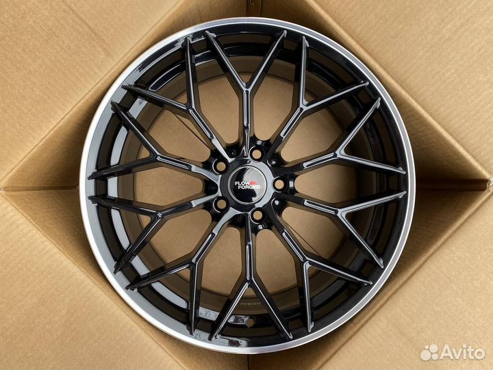 Диски R18 5x112 FF903 Black lip