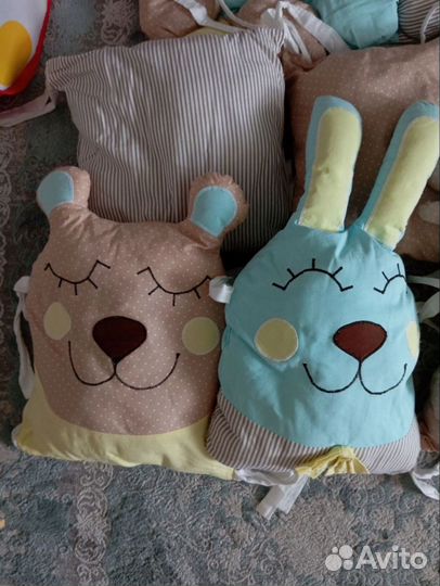 Бортики в детскую кроватку