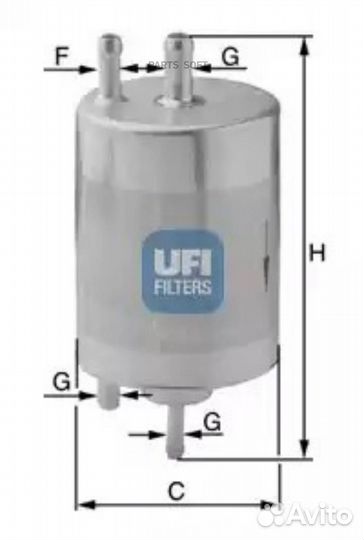 UFI 3184100 Фильтр топливный MB W210/W202/W203/W22