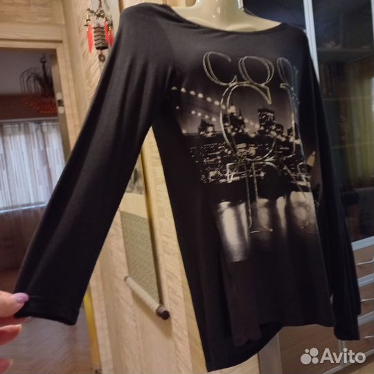 Лонгслив асимметричный