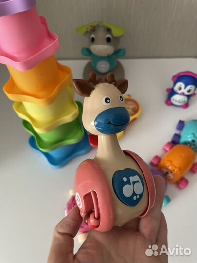 Детские развивающие игрушки пакетом Fisher price