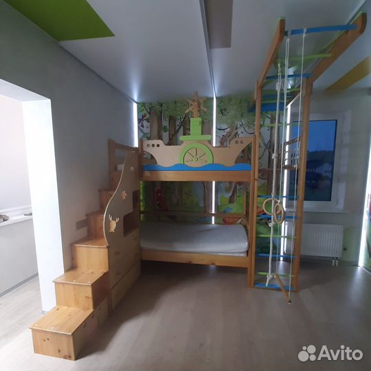 Двухярусная кровать бу