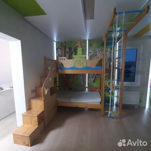 Двухярусная кровать бу