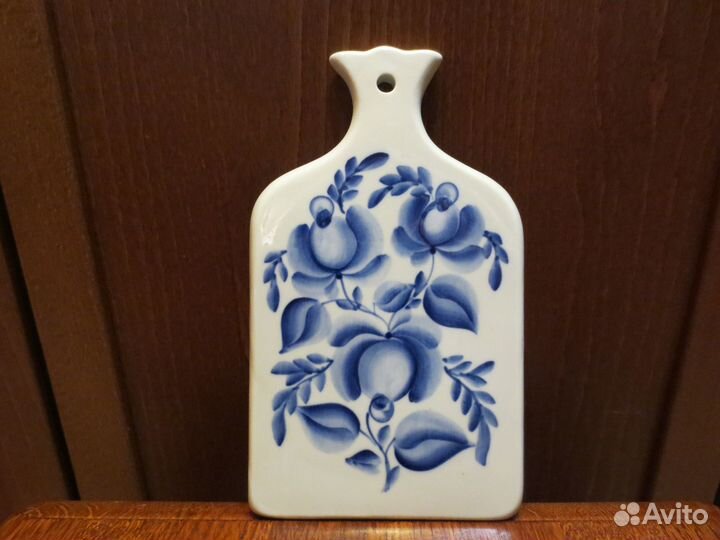 Доска сырная Одна шт. Ранняя Гжель Речицкий фарфор