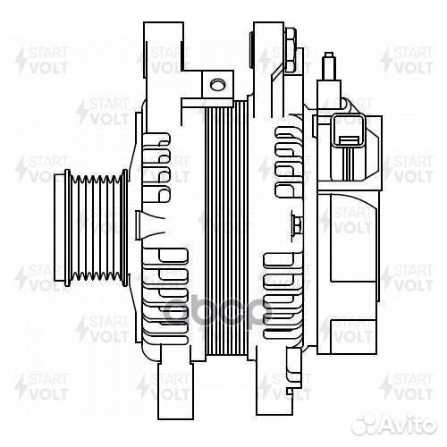 Генератор 150A LG 1963 startvolt