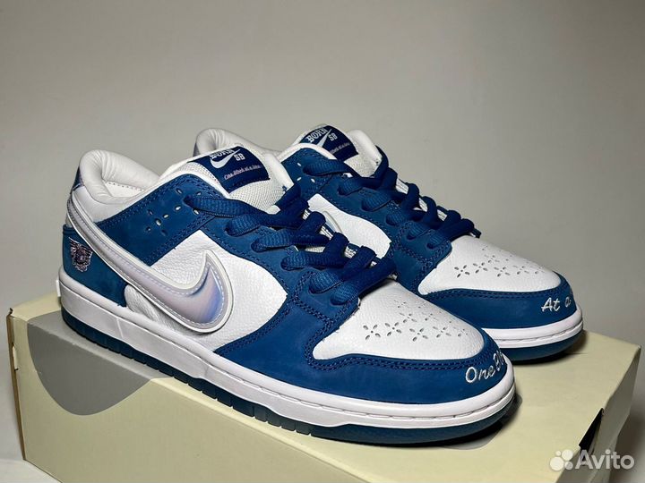 7.5 US Nike SB Dunk Low Born x Raised Deep Blue