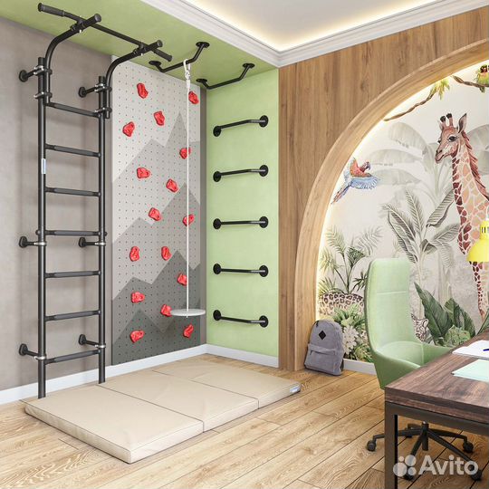 Шведские стенки со снарядами для дома