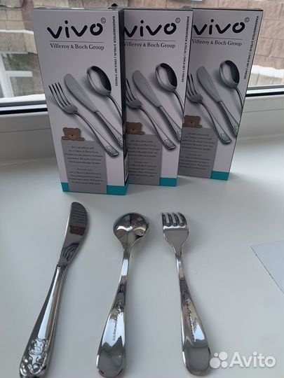 Набор детских столовых приборов vivo