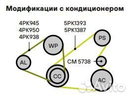 Ролик приводного ремня для а/м Hyundai CM 5738