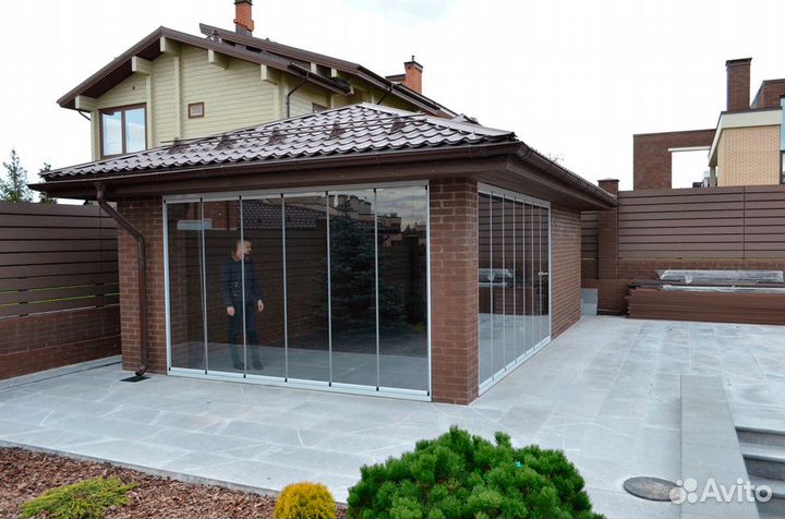 Безрамное остекление лоджий