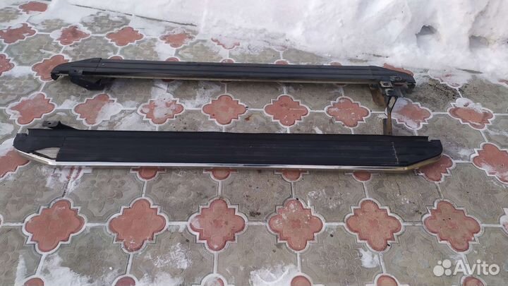 Пороги (подножки) на kia sorento Прайм