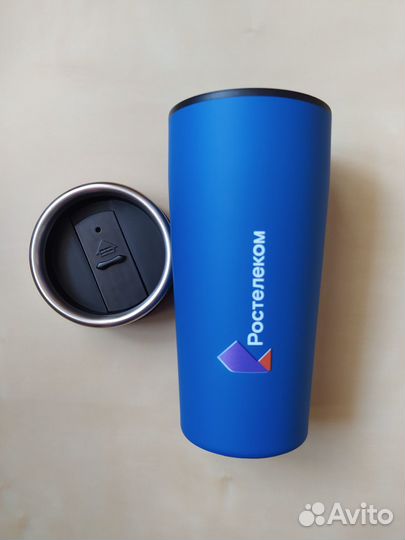 Термостакан с напылением soft-touch 0,5 л