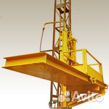 Аренда строительного мачтового подъемника