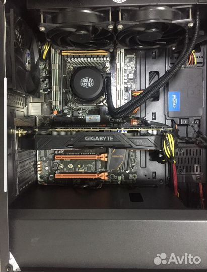 Игровой пк i7 8700 / gtx 1070 / 16гб RAM