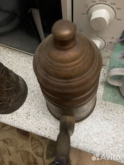 Антикварный медный куршин/чайник