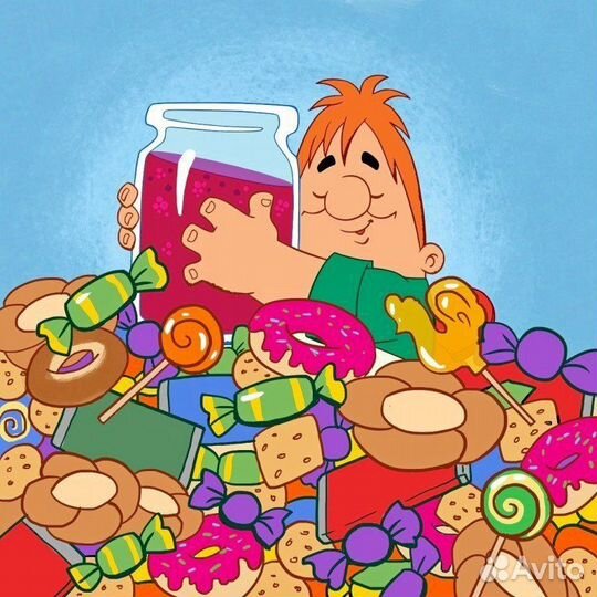 Продавец сладостей и орешков