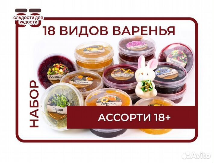 Варенье оптом набор ассорти