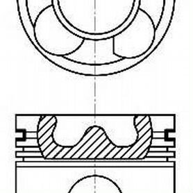 Поршень в сборе 87.00 STD Renault 2.2DCI G9T 722