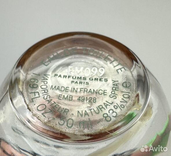 Gres Cabotine eau de toilette 50 мл винтаж б/у