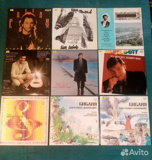 Пластинки в ассортименте сборник Высоцкого 21 шт