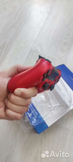 Оригинальный sony dualshock v2 красная лава