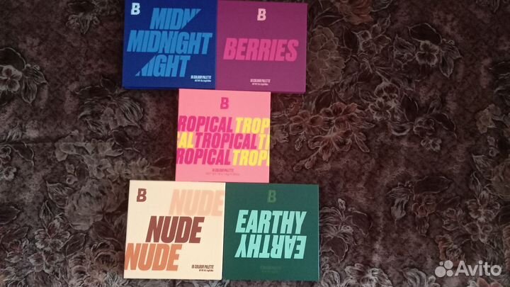 Палетки теней Beauty Bay