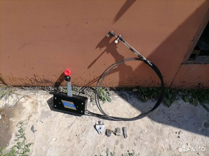 Комплект для управления лодочного мотора