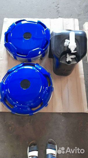 Колпак R 22.5 пластик Синие на Авто Много