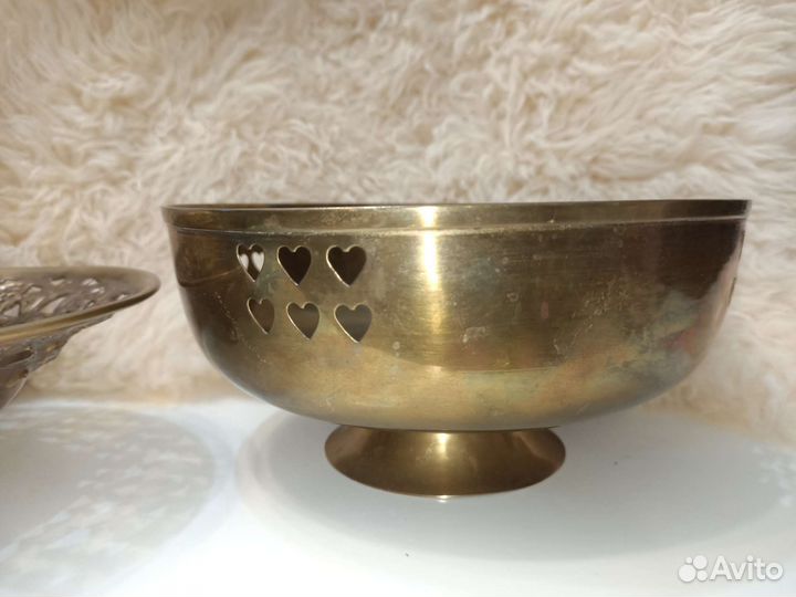Фруктовницы Латунь Германия Винтаж