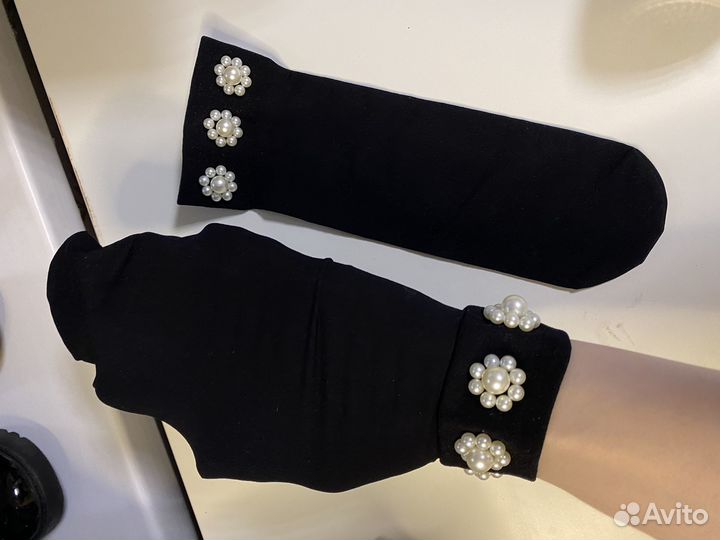 Calzedonia носки с камнями, 100 ден, микрофибра