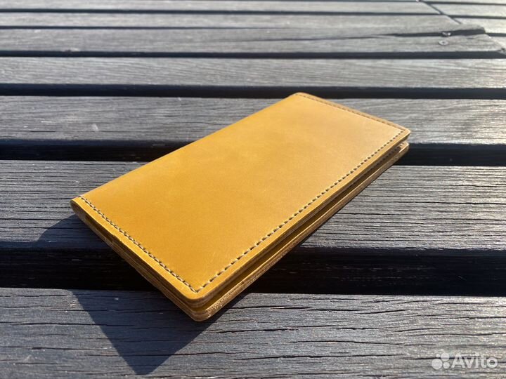 Кошелёк из кожи ручной работы