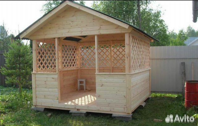 Беседка деревянная