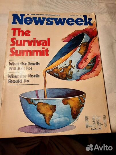 Newsweek журнал, винтаж 1981
