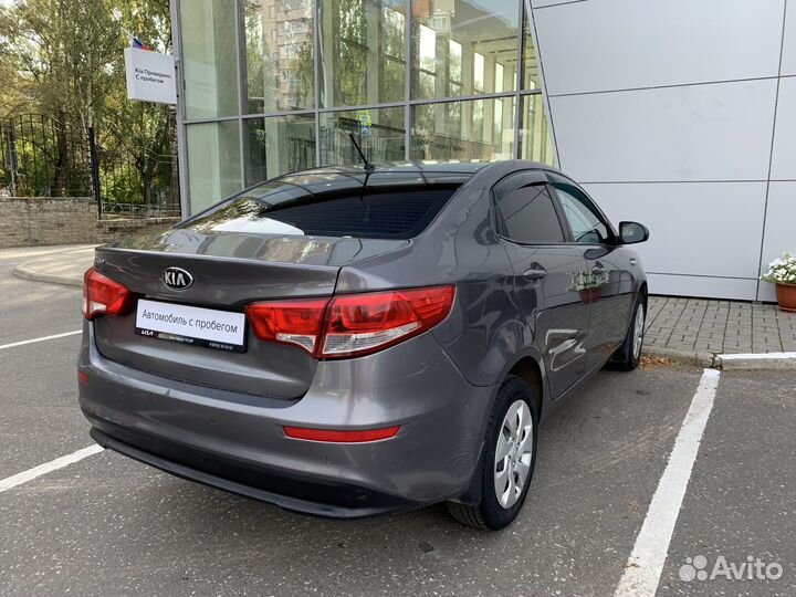 Kia Rio 1.6 МТ, 2016, 163 856 км